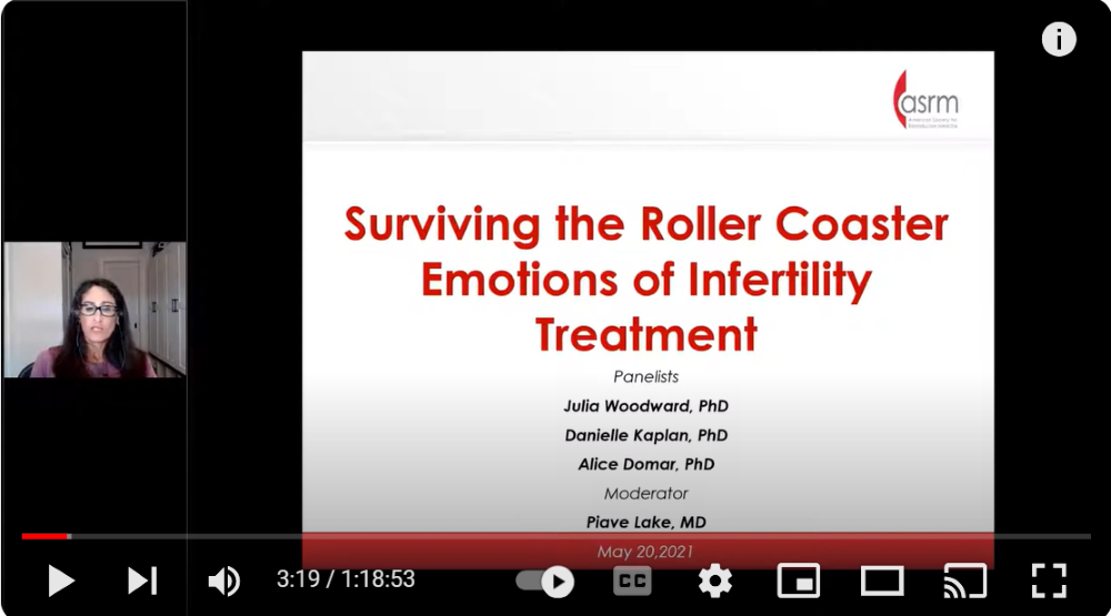 Surviving the roller coast emotions of infertility treatment teaser webinar image