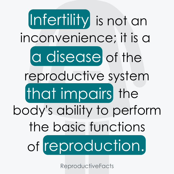 Infertility is not an inconvenience